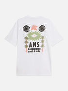 Front And Back Artwork Relaxed Fit T-Shirt - White and green
