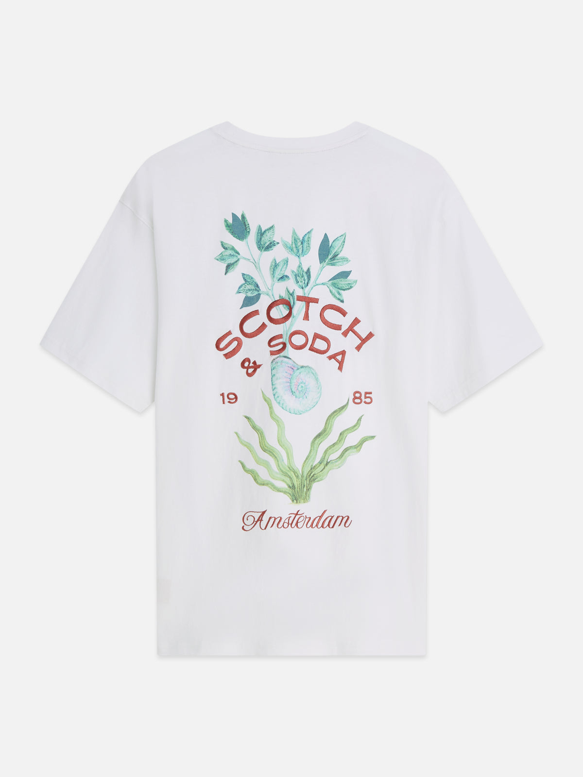 Front And Back Artwork Relaxed-Fit T-Shirt WI26 - Bright White