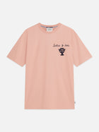 Front And Back Artwork Relaxed Fit T-Shirt - Misty Rose