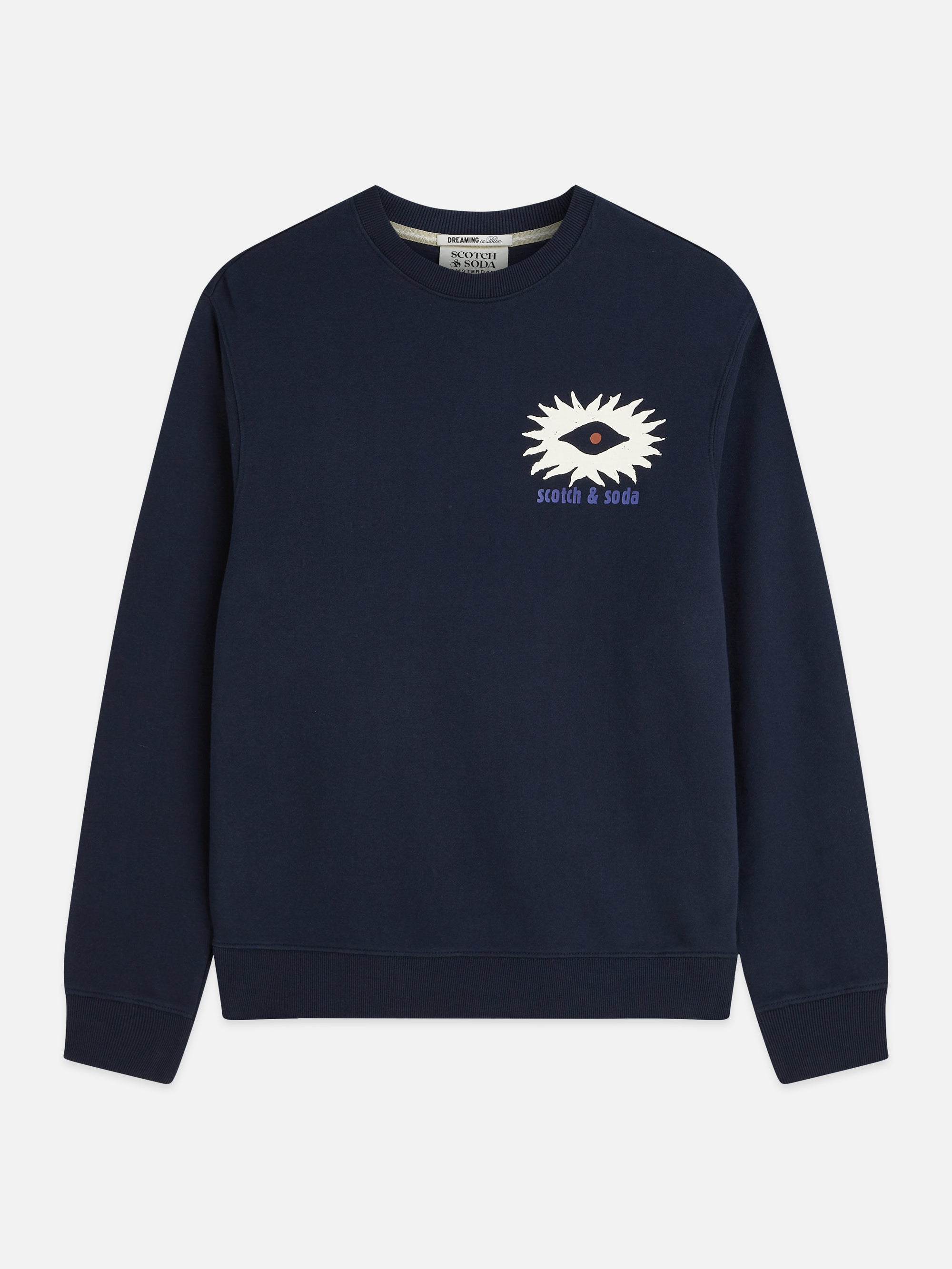 Front And Back Artwork Regular Fit Sweatshirt - Sky Captain