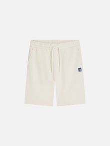 Logo Badge Regular Fit Sweatshorts - Eggnog