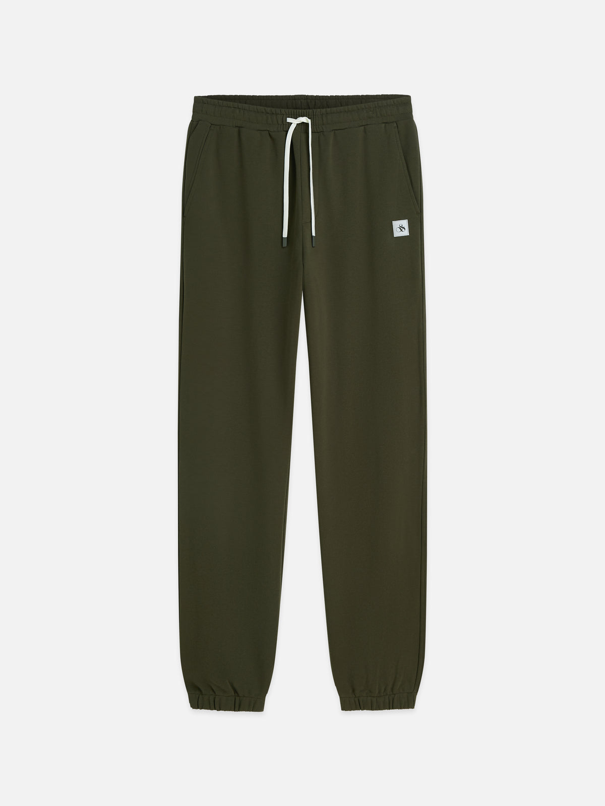 Seasonal Core Logo Badge Regular-Fit Sweatpants - Forest Night