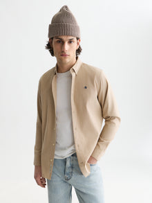 Seasonal Core Oxford Solid Regular Fit Shirt - Dijon