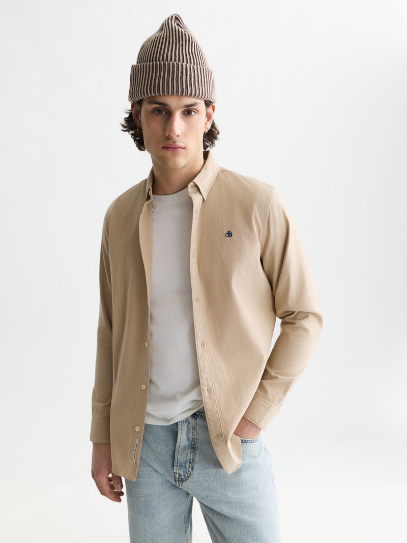 Seasonal Core Oxford Solid Regular Fit Shirt - Dijon