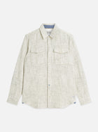 Melange Waffle Regular Fit Shirt - Oil Green
