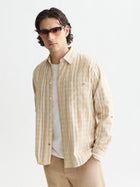 Striped Relaxed Fit Shirt - Dijon Stripe