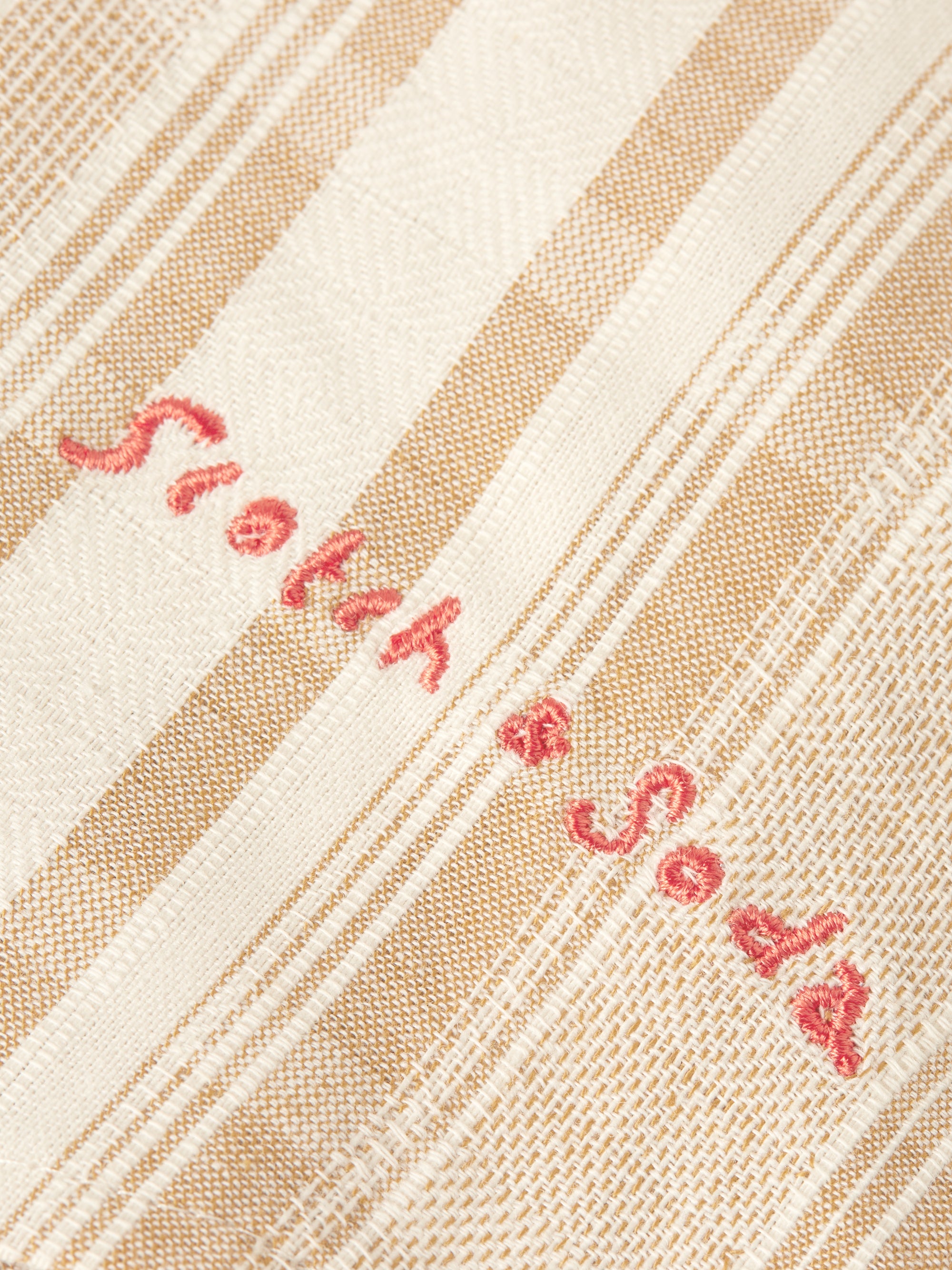 Striped Relaxed Fit Shirt - Dijon Stripe