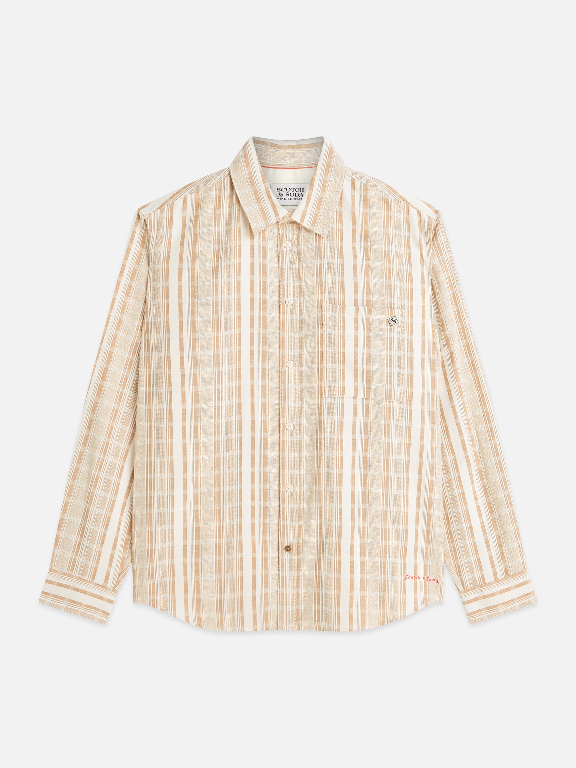 Striped Relaxed Fit Shirt - Dijon Stripe
