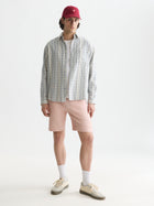 Striped Relaxed Fit Shirt - Ensign Blue Stripe