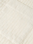 Jacquard Seer-Sucker Regular Fit Short-Sleeved Shirt - Eggnog