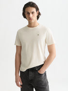 Seasonal Core Chest Logo Regular Fit T-Shirt - Eggnog