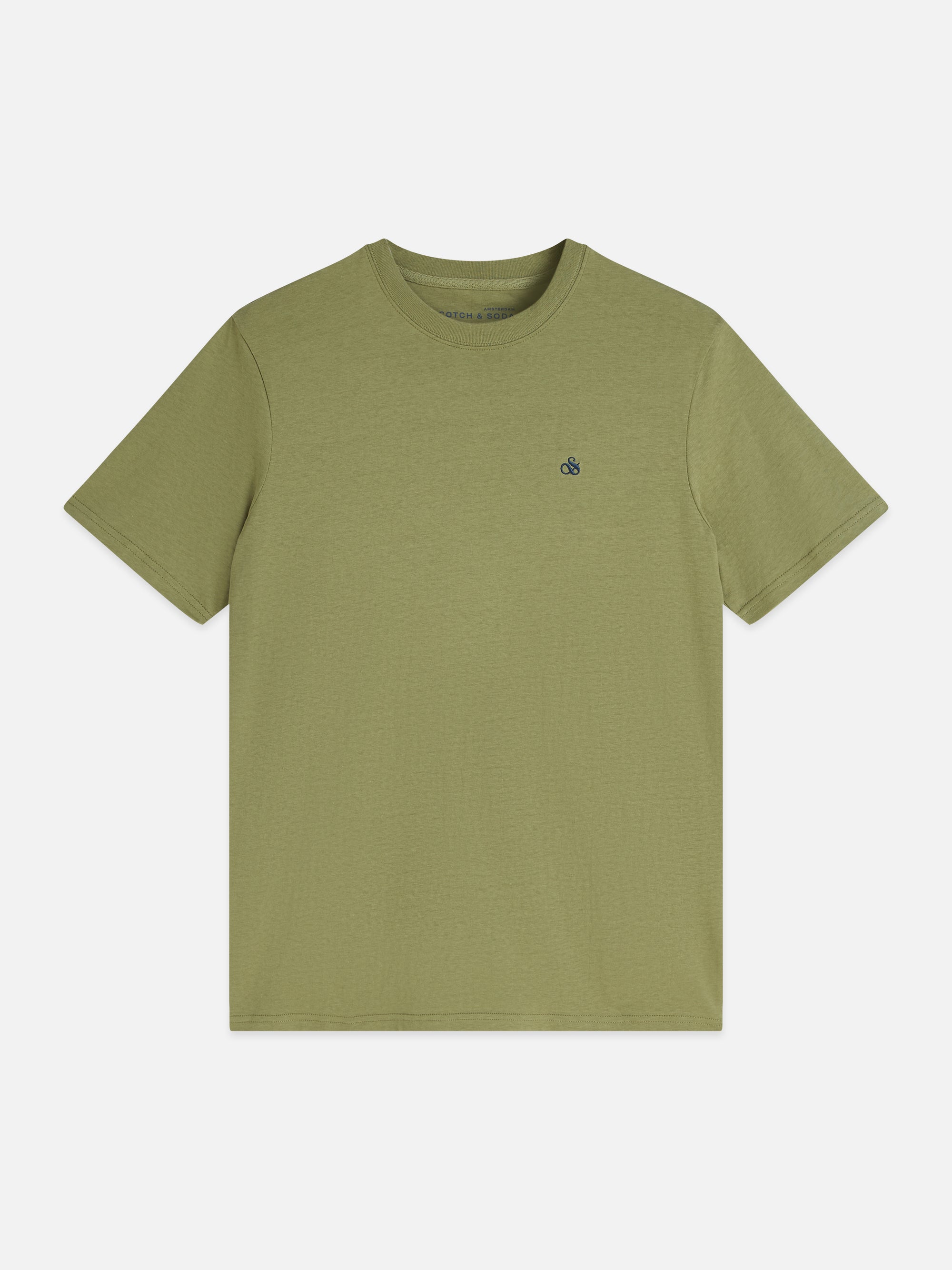 Seasonal Core Chest Logo Regular Fit T-Shirt - Oil Green