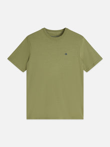 Seasonal Core Chest Logo Regular Fit T-Shirt - Oil Green