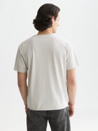 Seasonal Core Raw-Edged Garment-Dyed Relaxed Fit T-Shirt - Grey Dawn