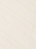 Textured Jacquard Relaxed Fit T-Shirt - Eggnog