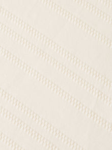 Textured Jacquard Relaxed Fit T-Shirt - Eggnog