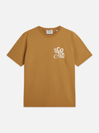 Left Chest Artwork Regular Fit T-Shirt - Dijon