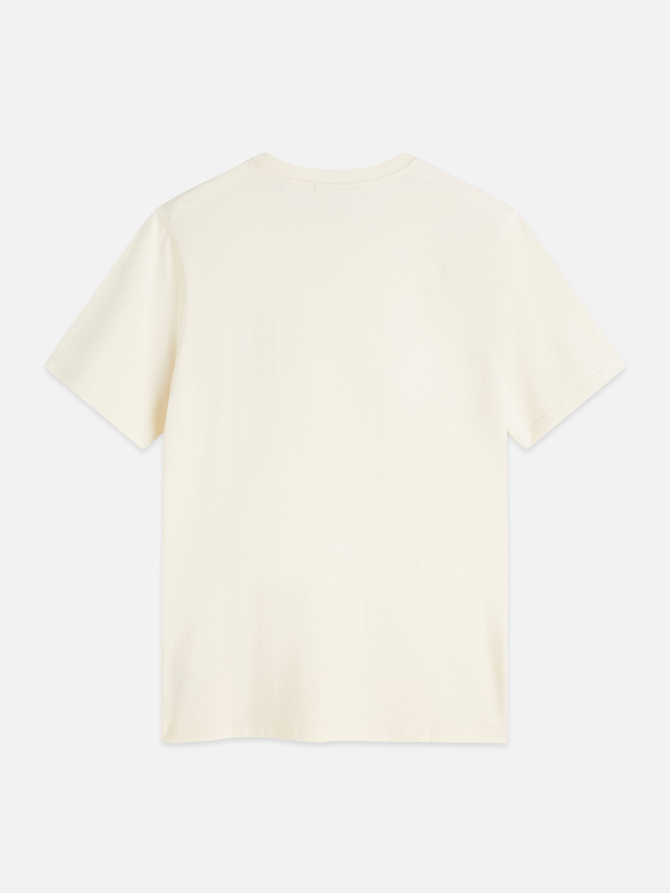 Left Chest Artwork Regular Fit T-Shirt - Eggnog