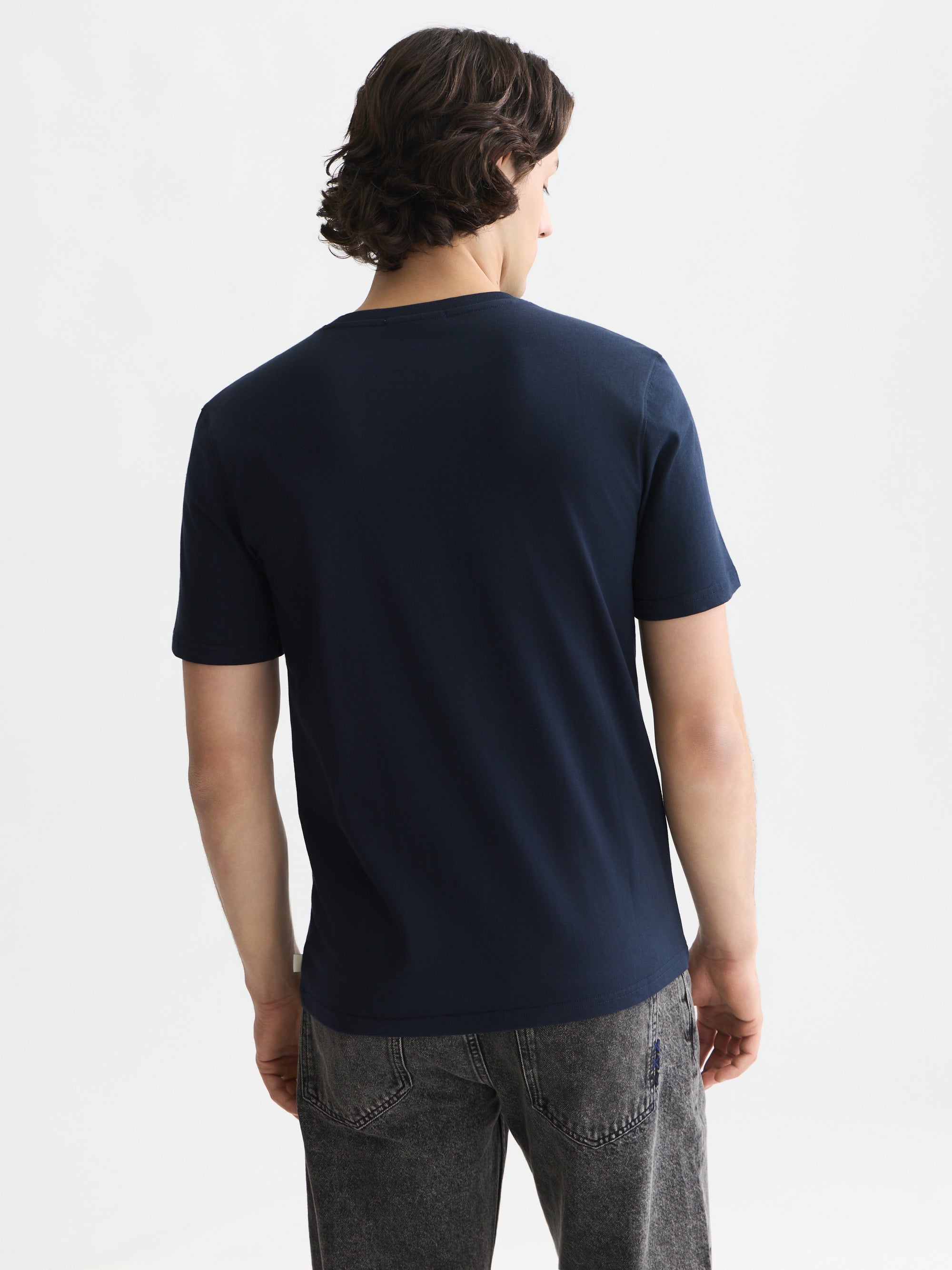 Left Chest Artwork Regular Fit T-Shirt - Sky Captain