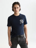 Left Chest Artwork Regular Fit T-Shirt - Sky Captain
