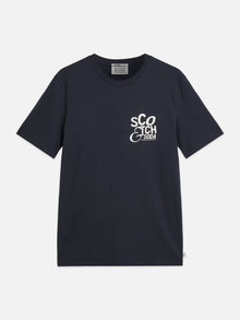 Left Chest Artwork Regular Fit T-Shirt - Sky Captain