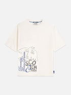 Worked-Out Artwork Loose Fit T-Shirt - Eggnog