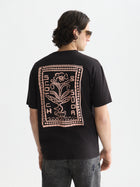 Front And Back Artwork Relaxed Fit T-Shirt - Meteorite