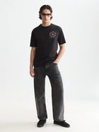 Front And Back Artwork Relaxed Fit T-Shirt - Meteorite