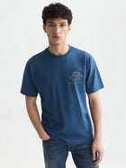 Front And Back Artwork Relaxed Fit T-Shirt - Ensign Blue
