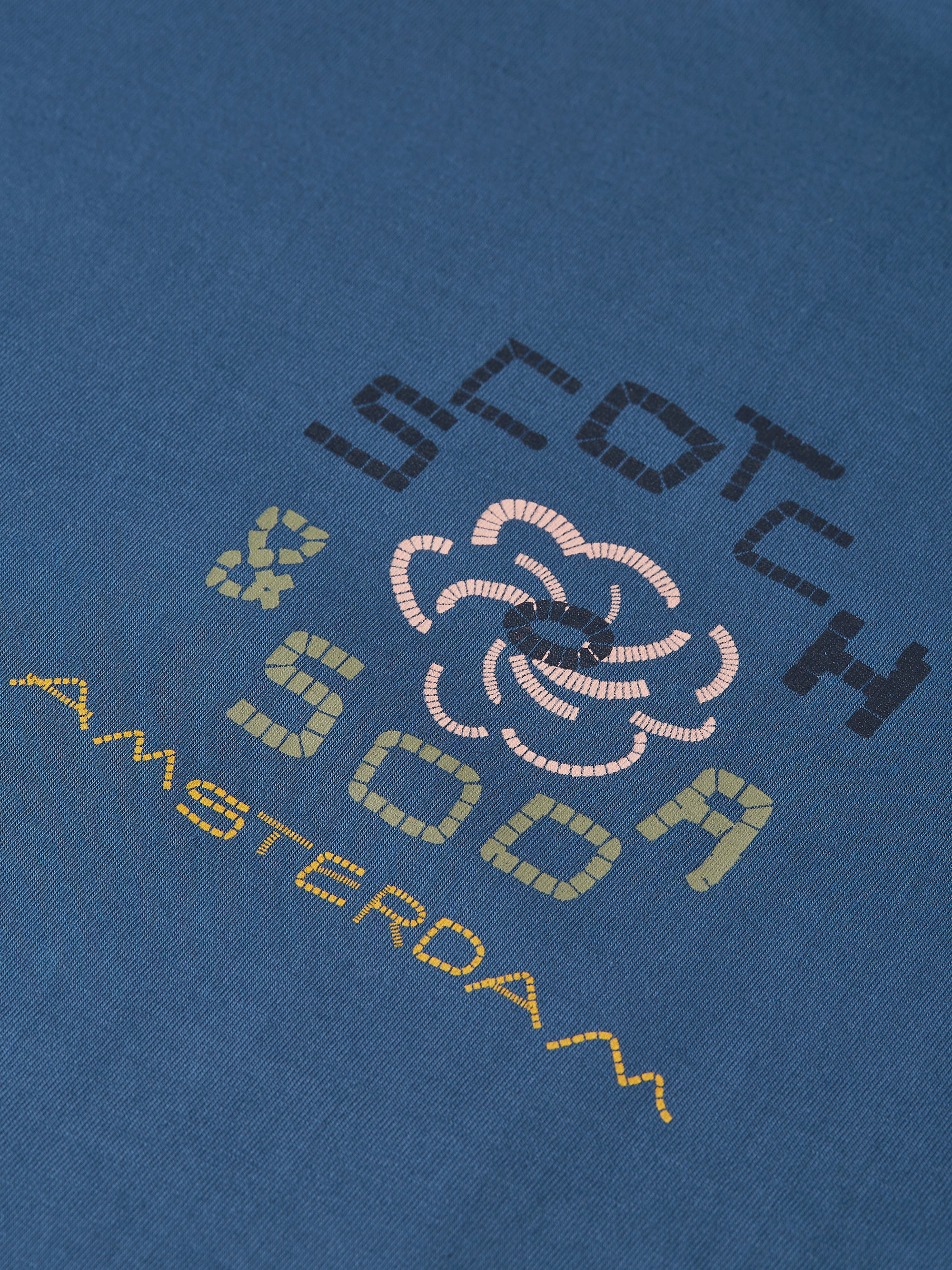 Front And Back Artwork Relaxed Fit T-Shirt - Ensign Blue