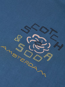 Front And Back Artwork Relaxed Fit T-Shirt - Ensign Blue