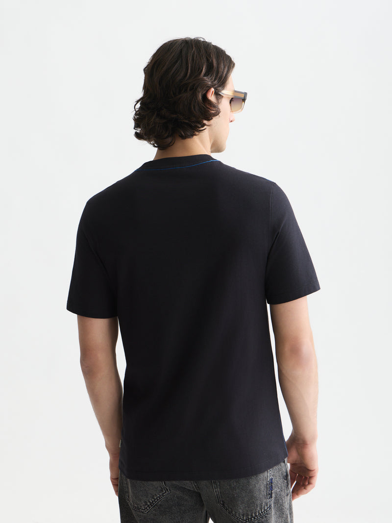 Front Artwork Regular Fit T-Shirt - Meteorite