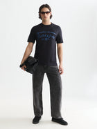 Front Artwork Regular Fit T-Shirt - Meteorite