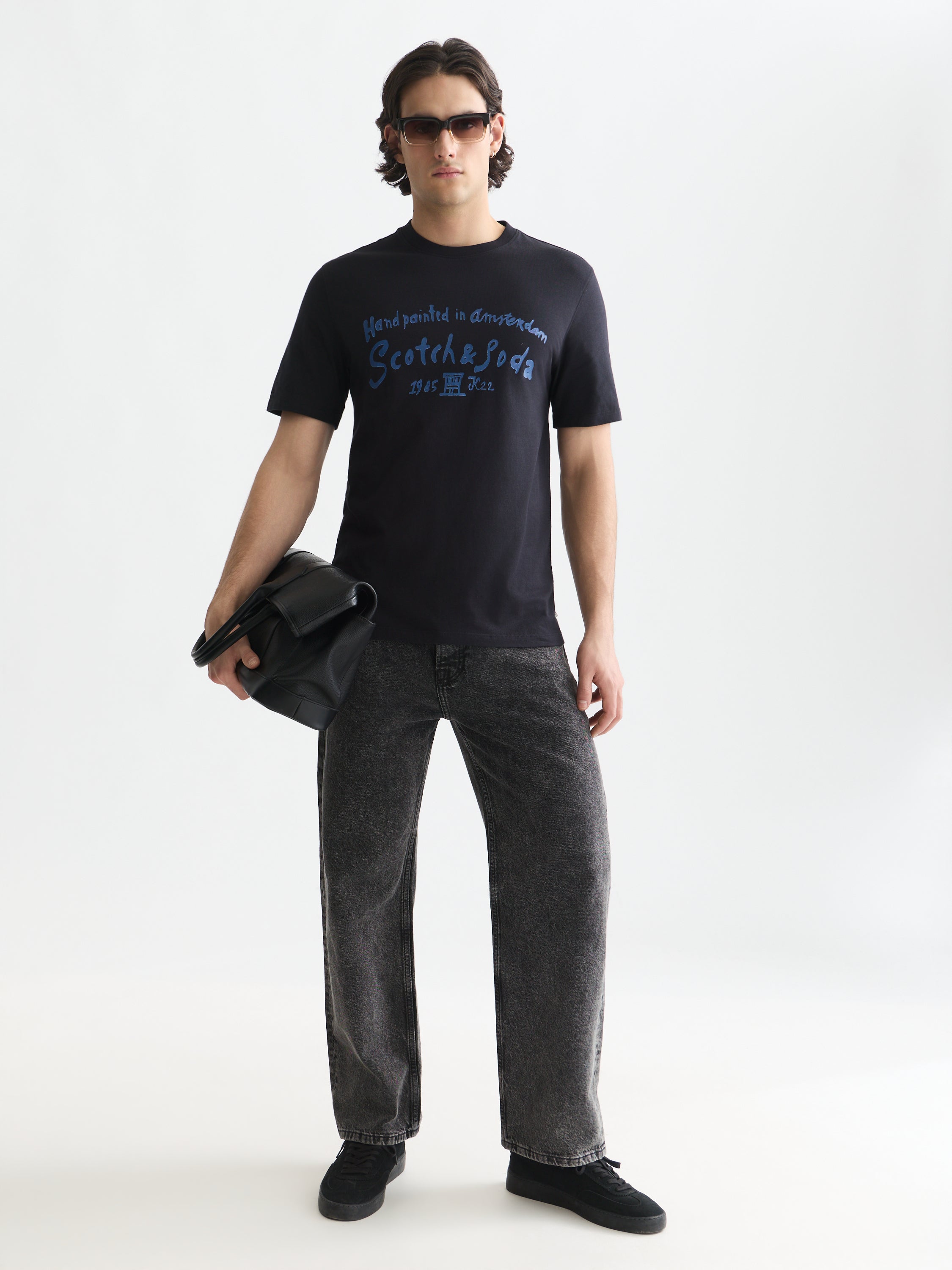 Front Artwork Regular Fit T-Shirt - Meteorite