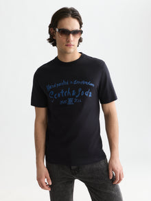 Front Artwork Regular Fit T-Shirt - Meteorite