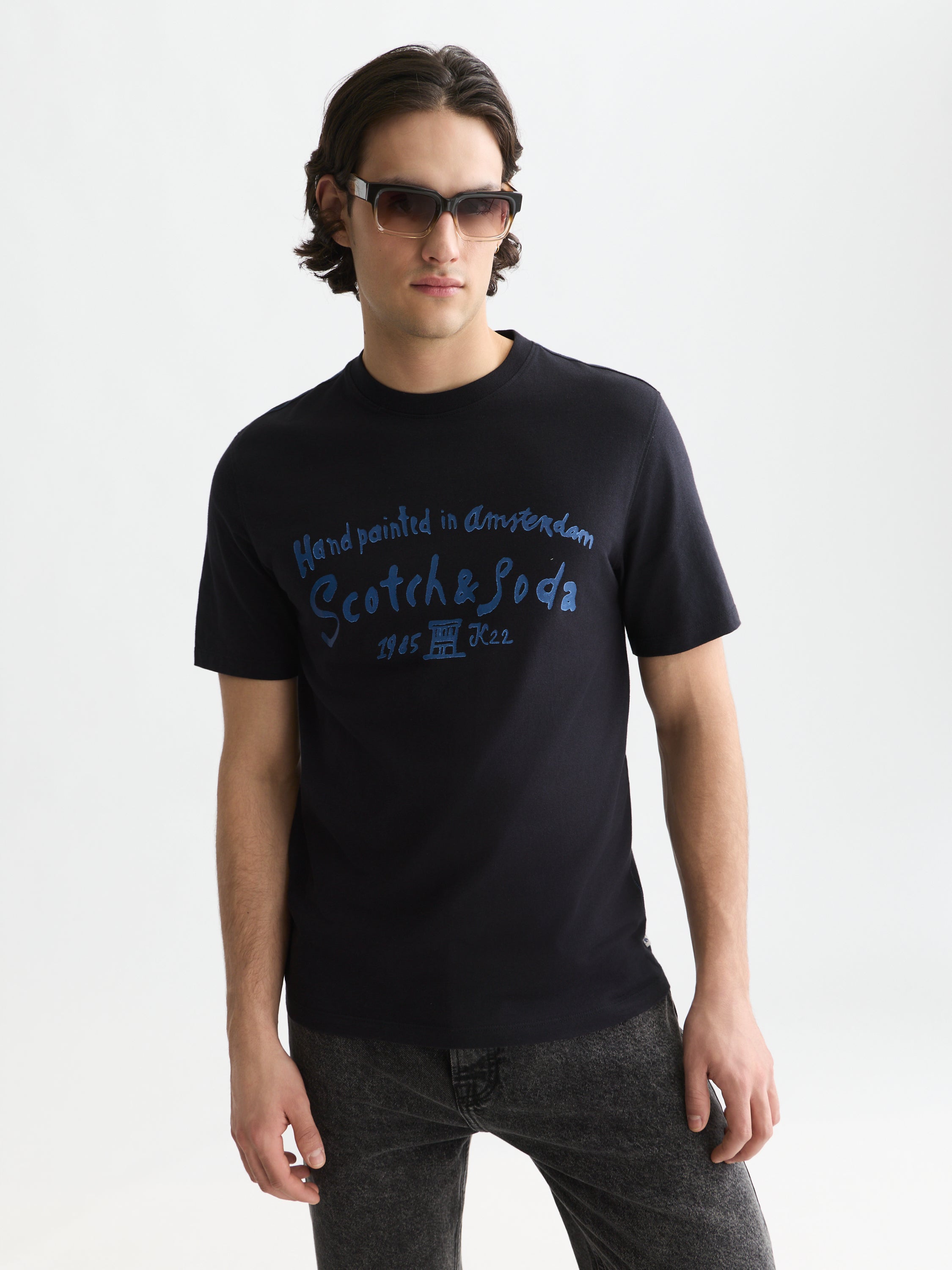 Front Artwork Regular Fit T-Shirt - Meteorite