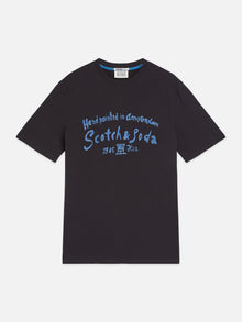 Front Artwork Regular Fit T-Shirt - Meteorite