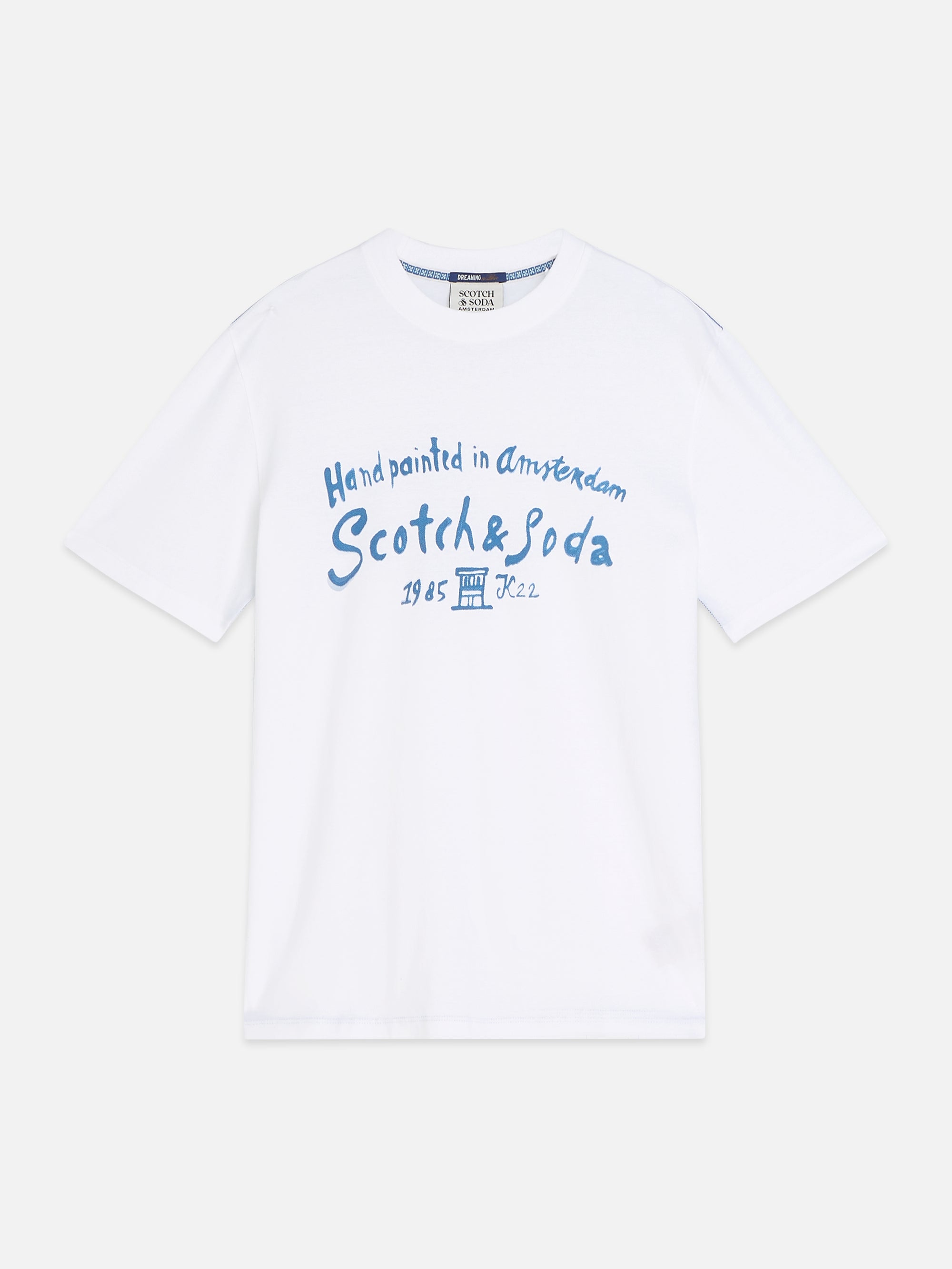 Embroidered Front Artwork Relaxed Fit T-Shirt - Meteorite