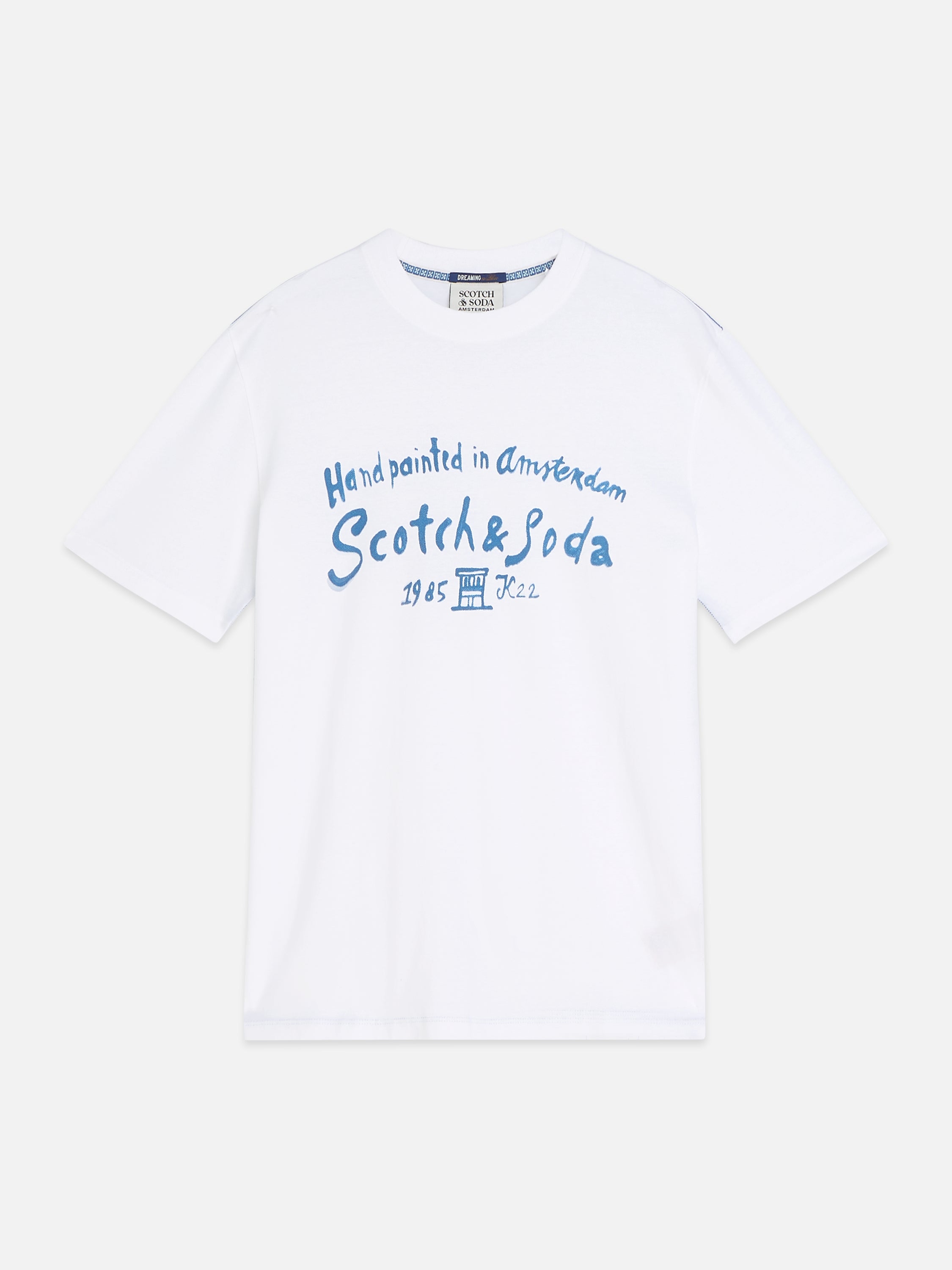 Embroidered Front Artwork Relaxed Fit T-Shirt - Meteorite