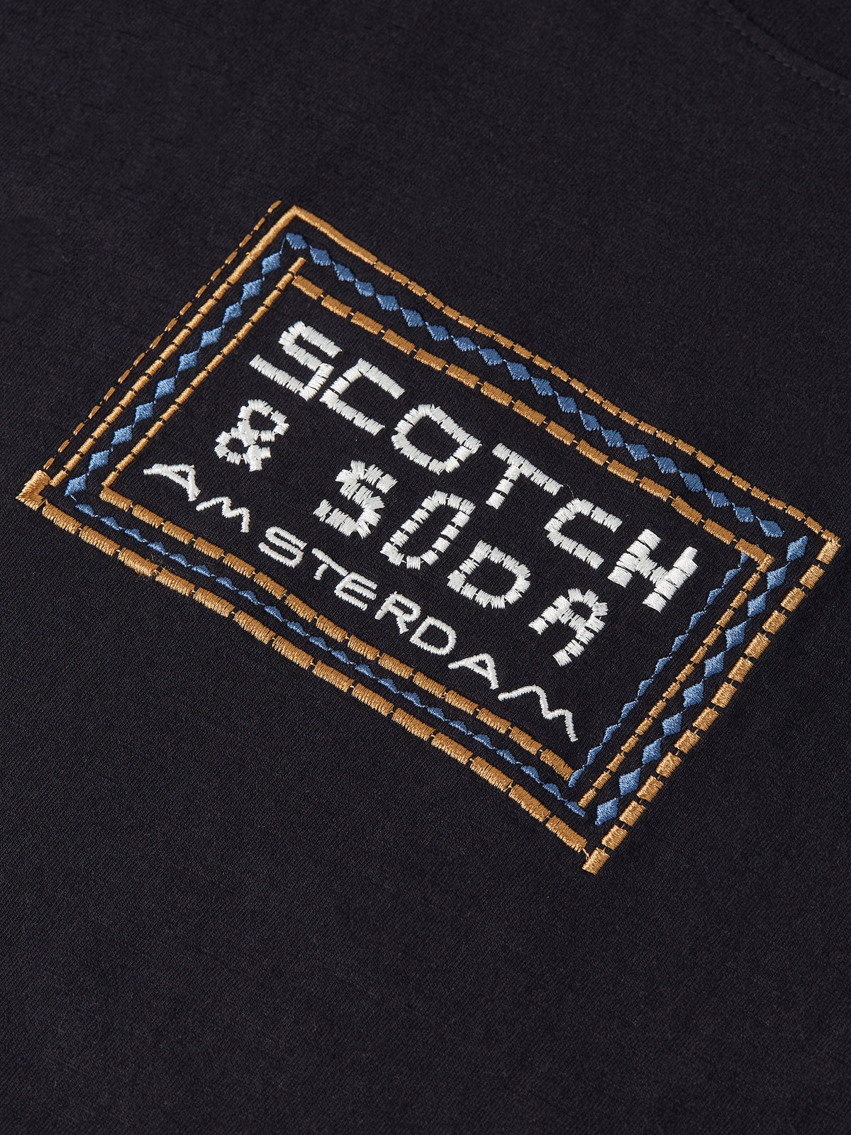 Embroidered Front Artwork Relaxed Fit T-Shirt - Meteorite-7