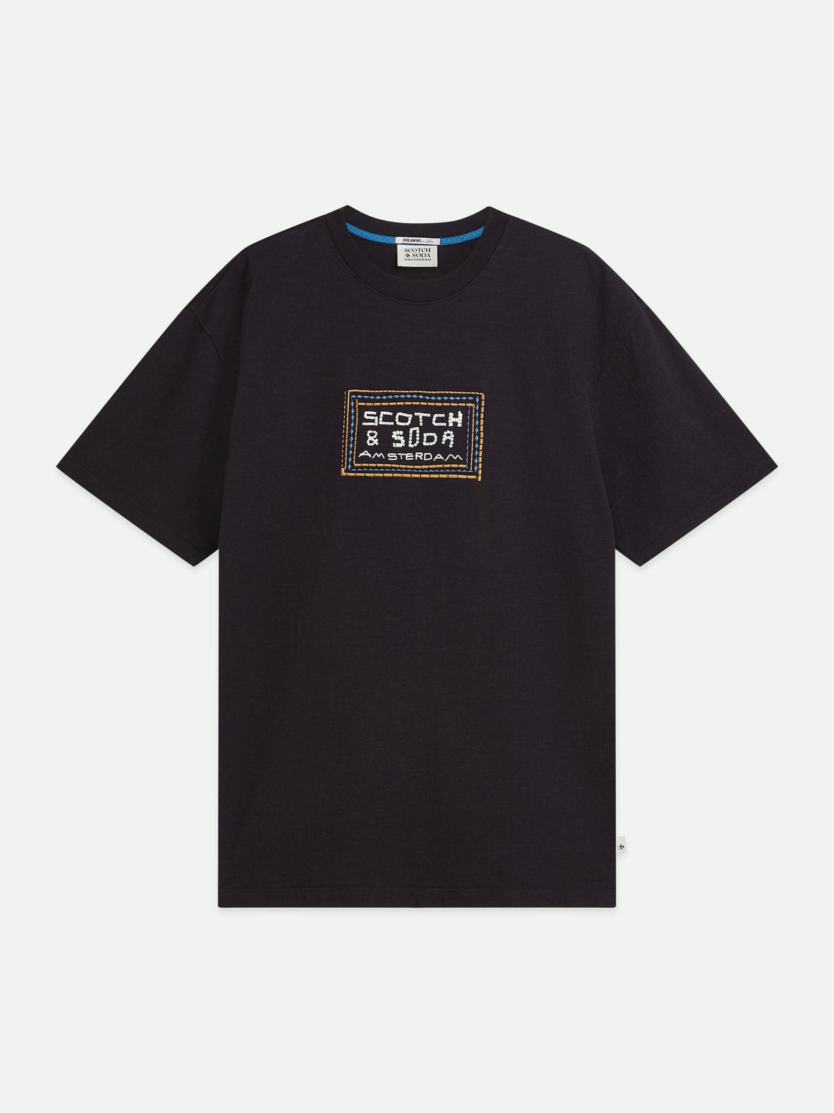Embroidered Front Artwork Relaxed Fit T-Shirt - Meteorite-5