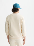 Seasonal Core Logo Badge Regular Fit Sweatshirt - Eggnog