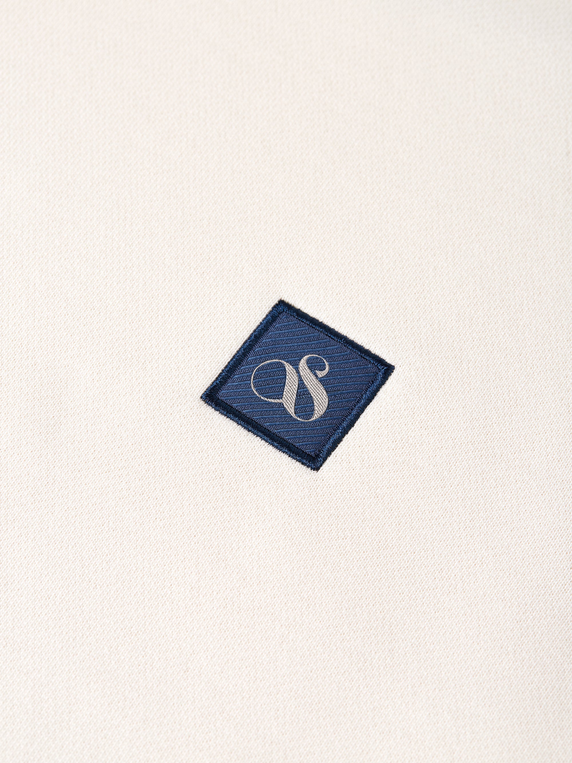 Seasonal Core Logo Badge Regular Fit Sweatshirt - Eggnog