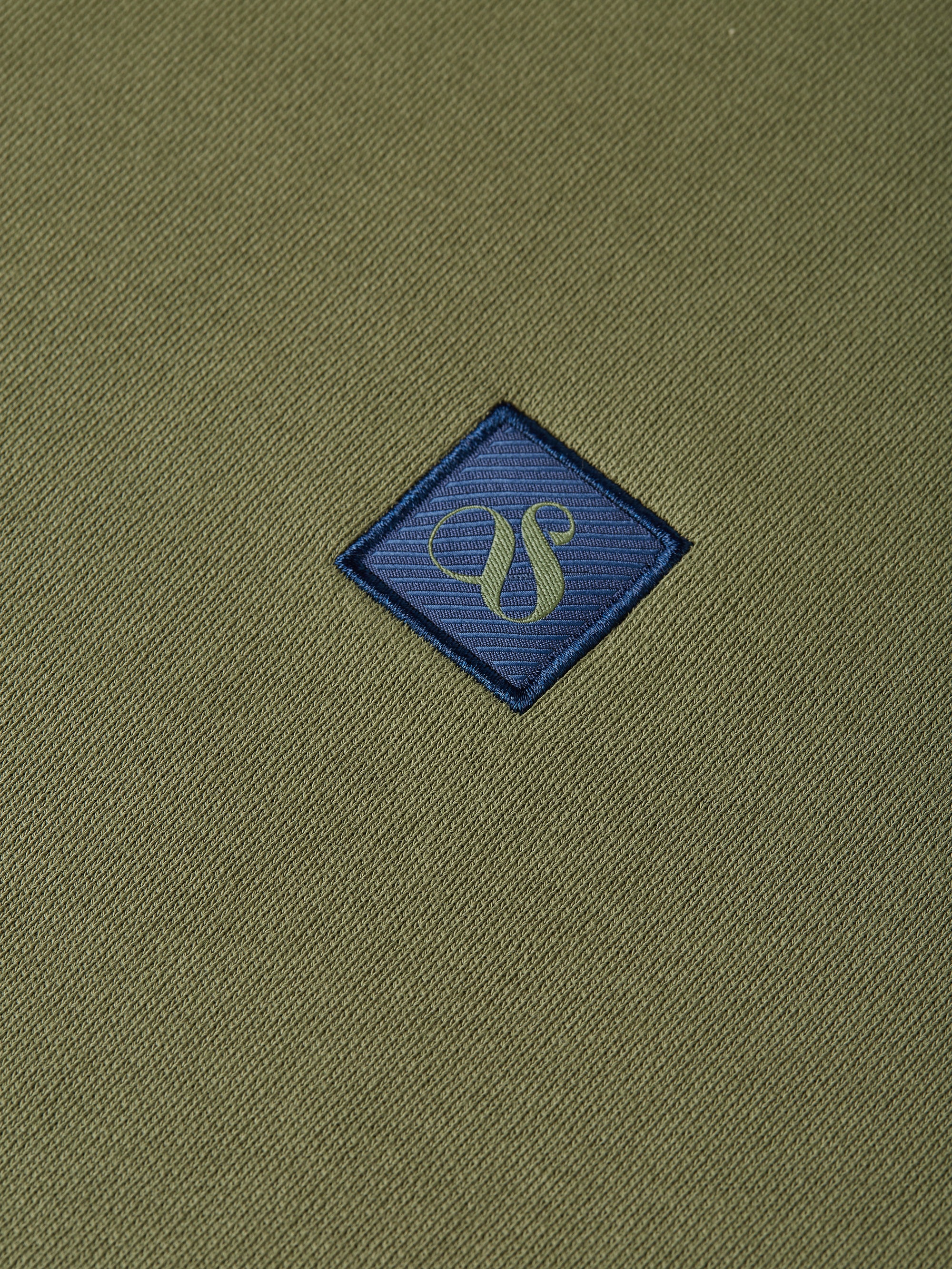 Seasonal Core Logo Badge Regular Fit Sweatshirt - Oil Green
