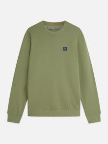 Seasonal Core Logo Badge Regular Fit Sweatshirt - Oil Green