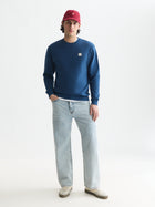 Seasonal Core Logo Badge Regular Fit Sweatshirt - Ensign Blue