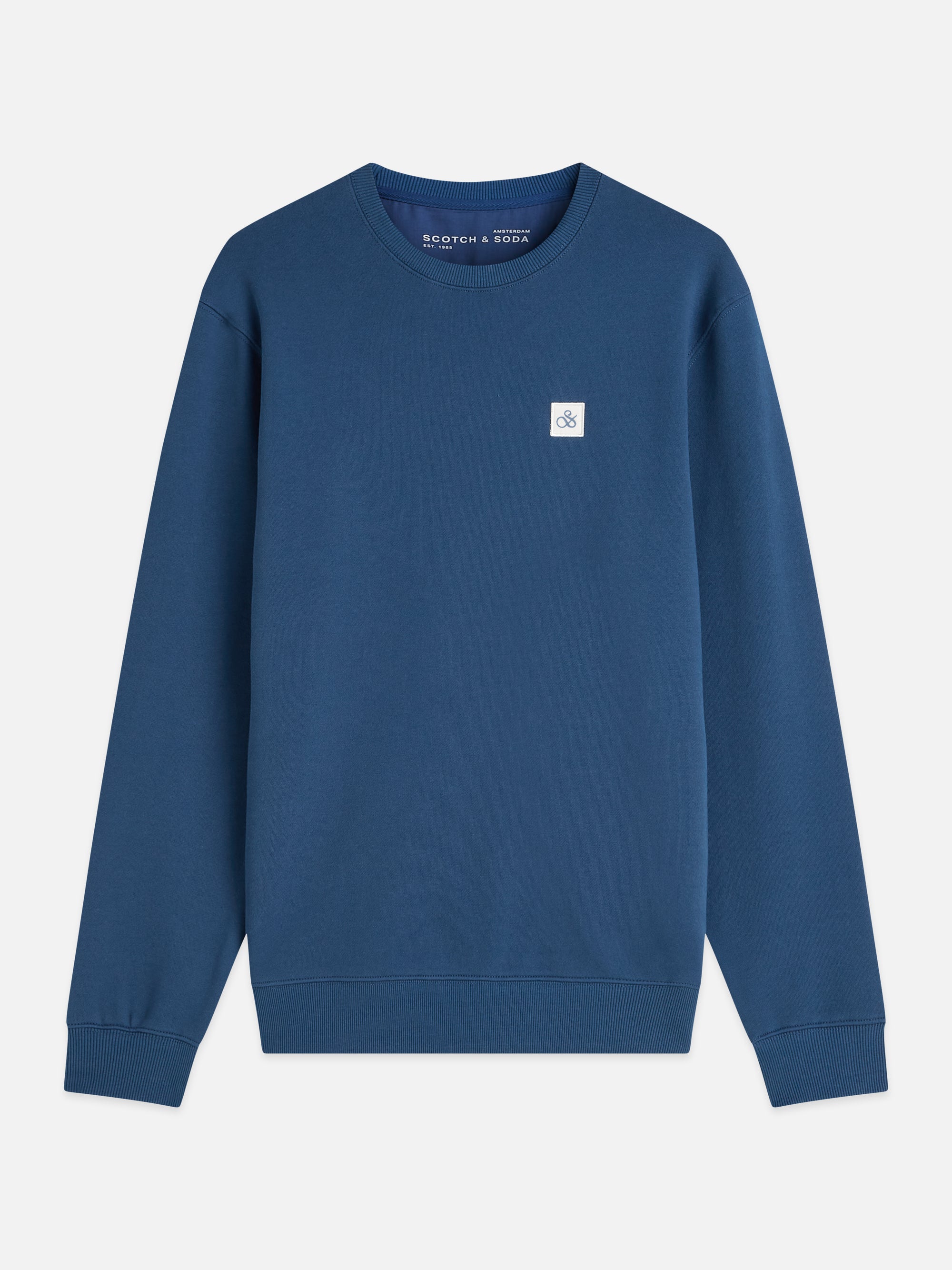 Seasonal Core Logo Badge Regular Fit Sweatshirt - Ensign Blue