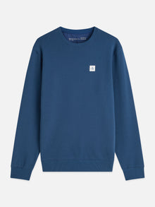 Seasonal Core Logo Badge Regular Fit Sweatshirt - Ensign Blue