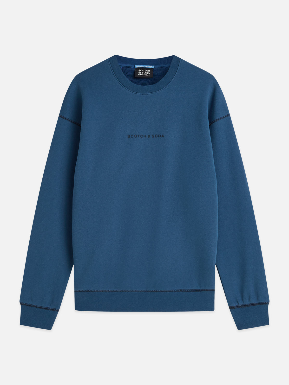 Seasonal Core Front Chest Artwork Relaxed-Fit Sweatshirt - Ensign Blue-4