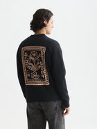 Front And Back Artwork Relaxed Fit Sweatshirt - Meteorite